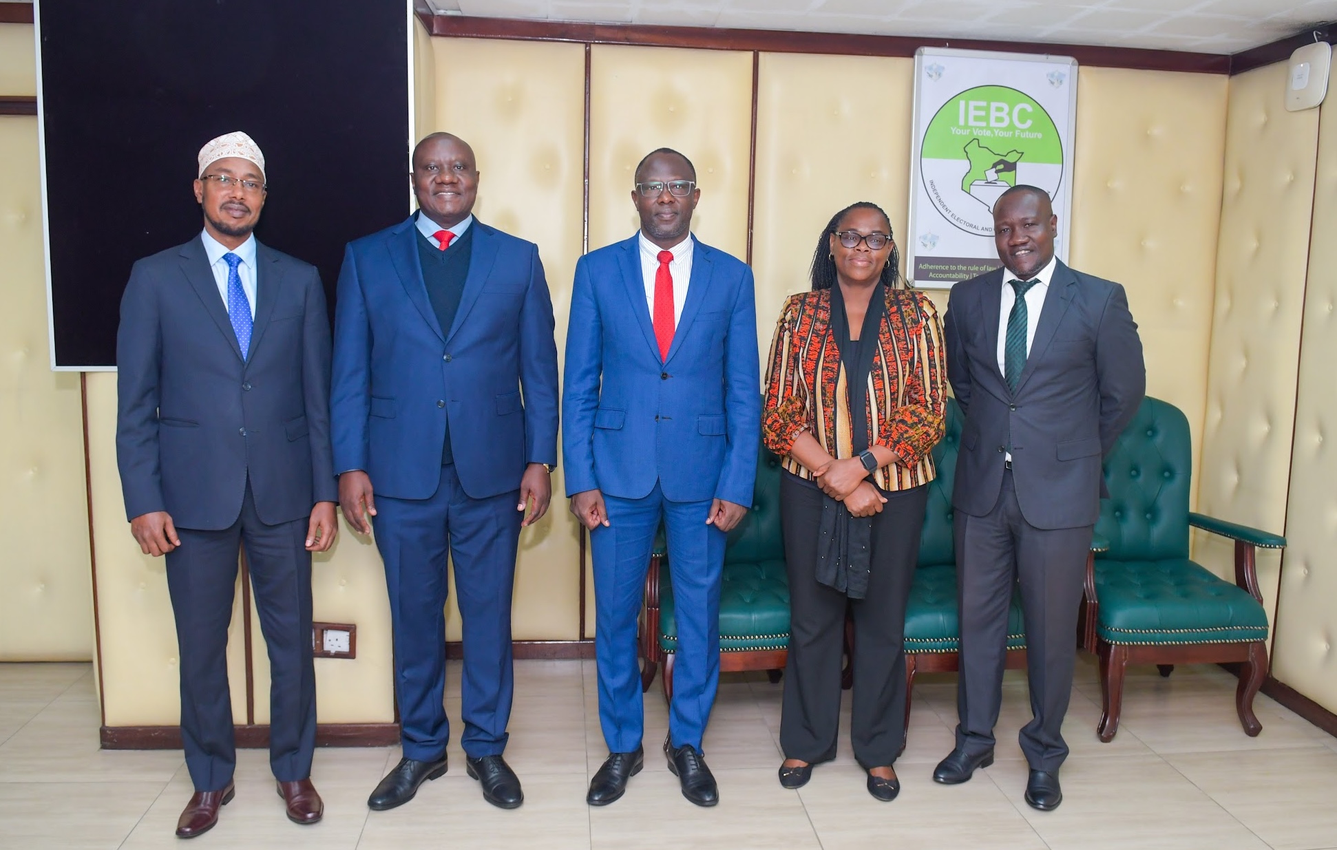 ELGIA meets IEBC Chairman Ethekon and CEO Marjan Hussein