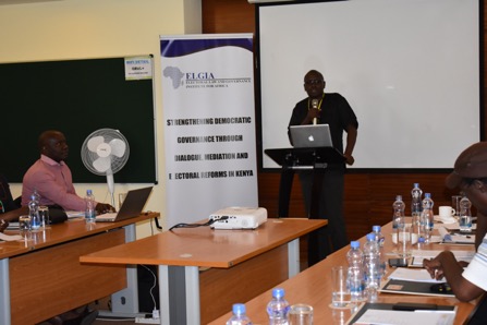 key stakeholders workshop on legal review of the Political Parties Act 2011